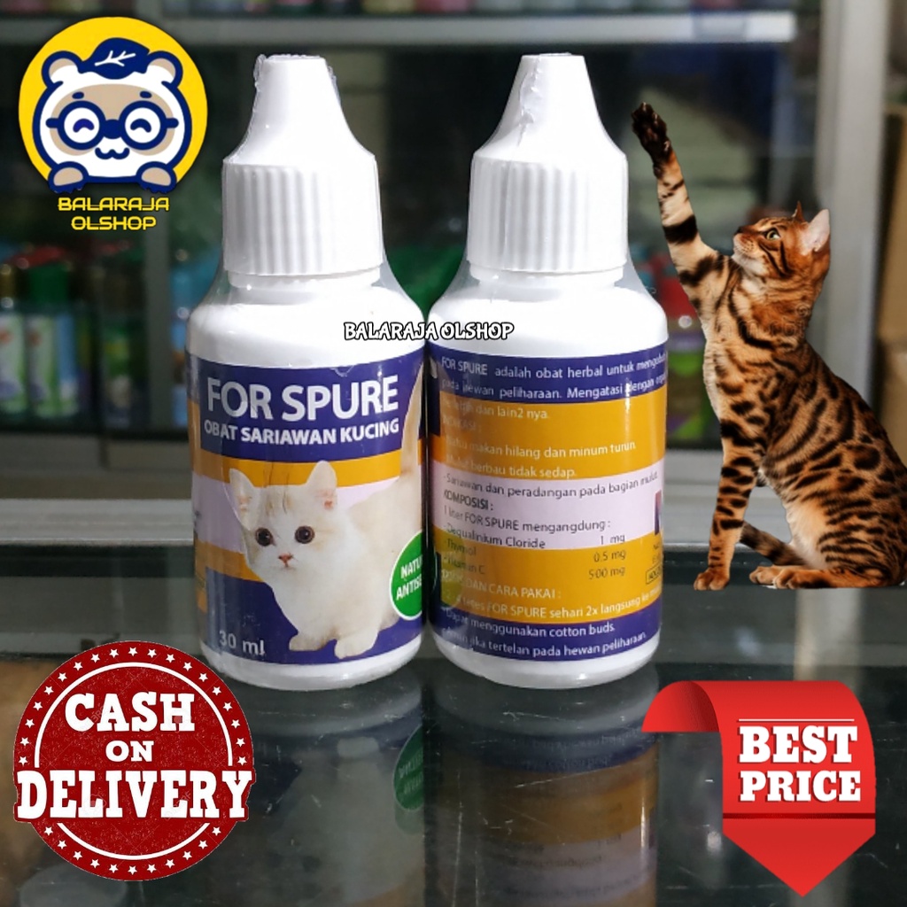 OBAT KUCING SARIAWAN | BAU MULUT | AIR LIUR BERLEBIHAN  NATURAL SEPTIC - FOR SPURE