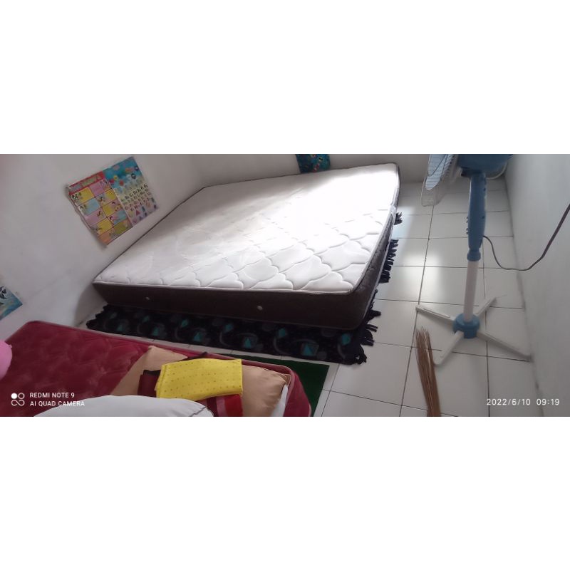 kasur springbed bekas ukuran 160 x 200 merk comforta