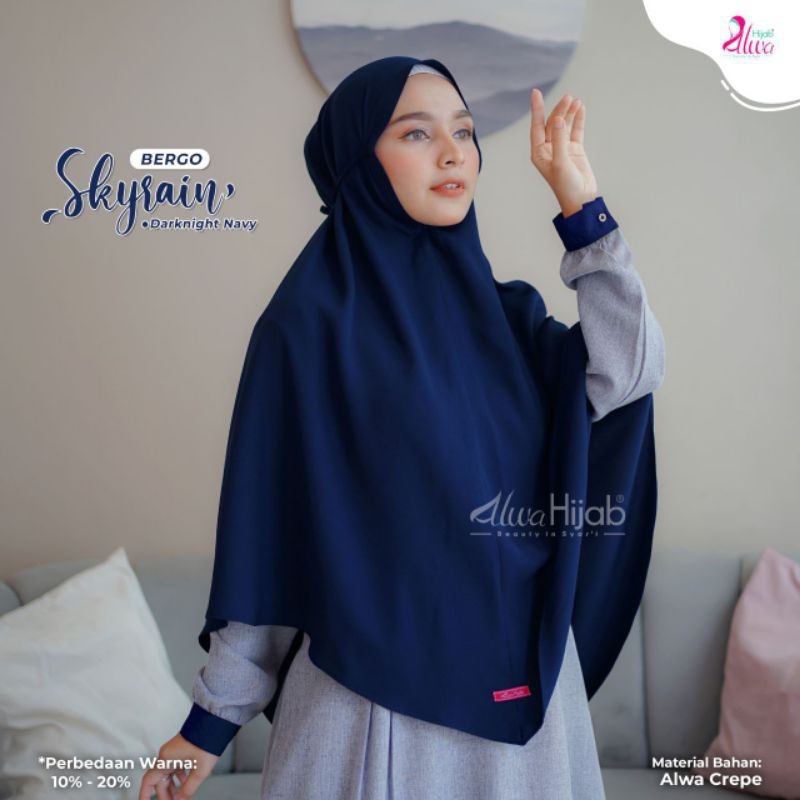 SALE HABISKAN bergo skyrain by ALWA HIJAB