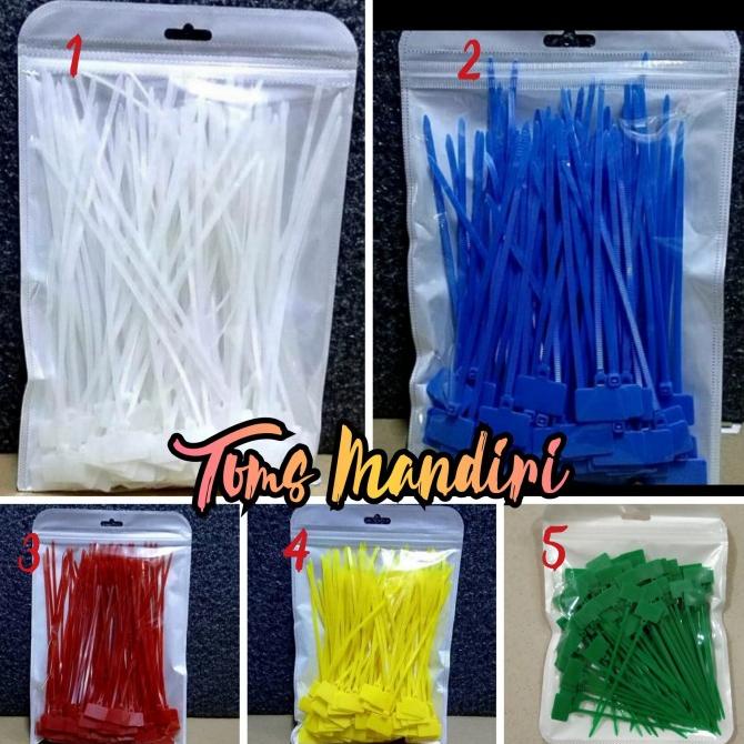 

BAYAR DITEMPAT Kabel Ties Label Ties 4X100mm /Ties kabel bendera PROMO Kode 1219