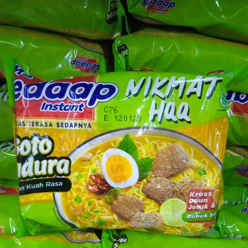 

mie sedaap kuah rasa soto madura 5x82gr