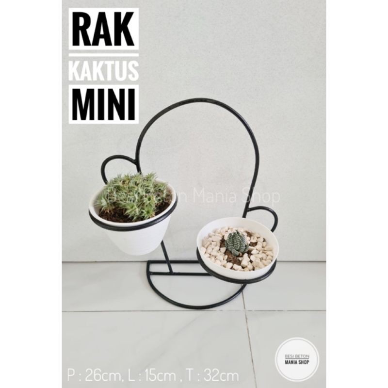 STANDING POT / STANDING POT BESI / RAK KAKTUS / RAK POT BESI / POT BESI / HIASAN DINDING BESI