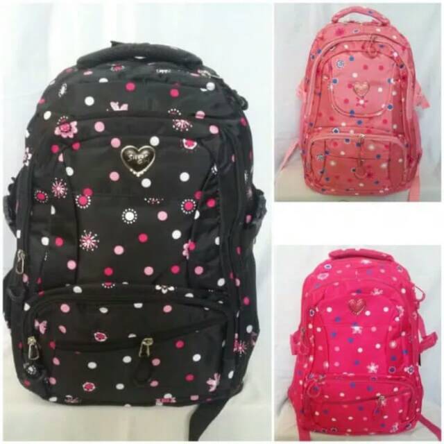 Tas Ransel Sekolah Alto Silver Girl Original