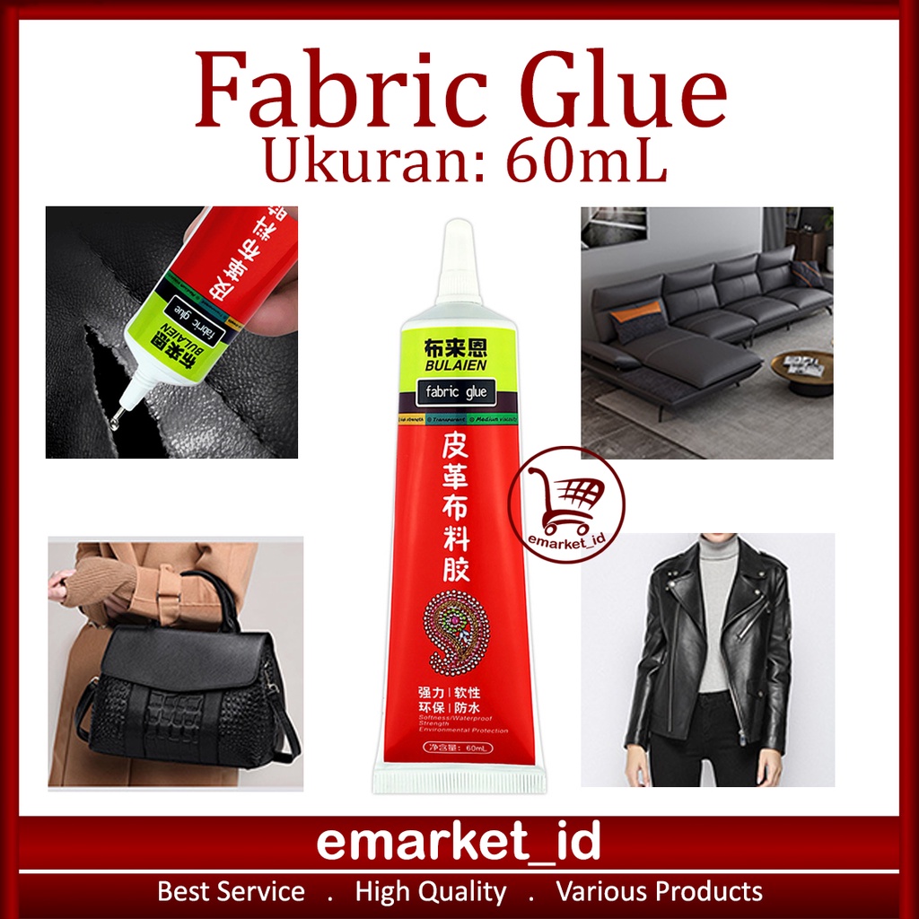 

Fabric Glue / Lem Kain Kulit / Serbaguna Multifungsi