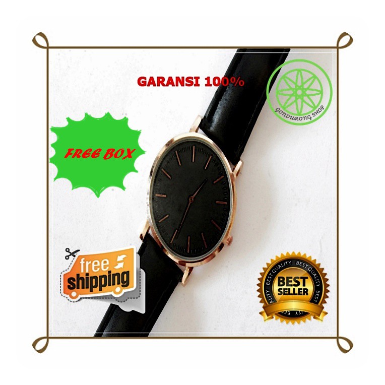 Jam Tangan Analog Quartz Pria | Jam Tangan Quartz Cowok Murah dan Keren | FREE BOX