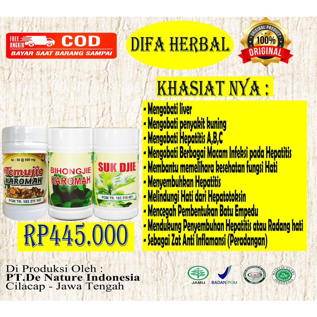 Obat Liver Sirosis/Gagal Fungsi Hati/Hepatitis A/Hepatitis B/Dan Hepatitis C/Penyakit Hati Herbal