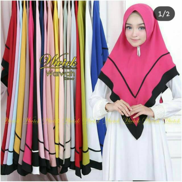 KHIMAR WARWAH BY WIWIEK MUSLIMAH