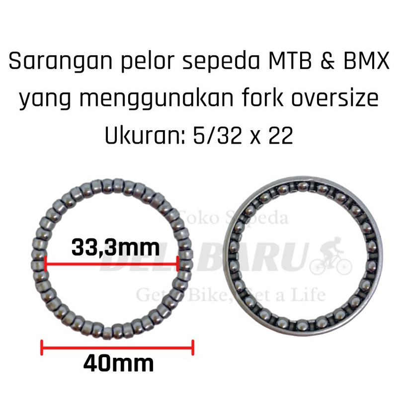 Sarangan pelor lahar Kom fork oversize sepeda BMX MTB Pacifuc