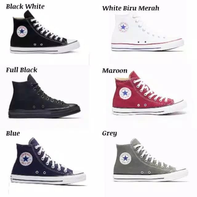 TERMURAH  SEPATU CONVERSE TINGGI | SEPATU ALL STAR TINGGI | CONVERSE MURAH | CONVERSE