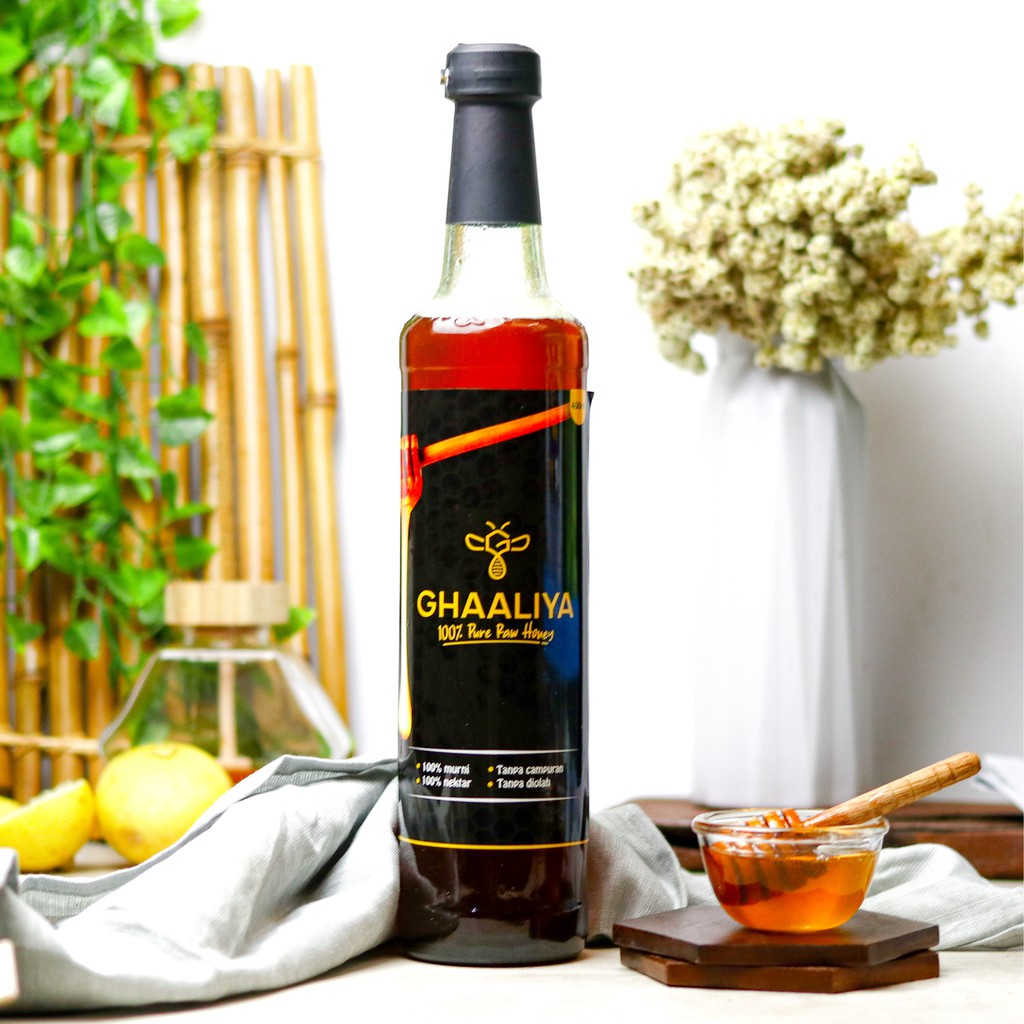 

Madu Murni Asli Ghaaliya Nektar Bunga Akasia Carpa 450ml/600gr