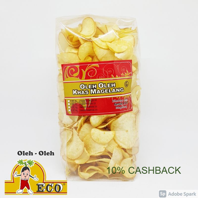 

Camilan - Keripik Kripik Ceriping Singkong super tipis gurih dan renyah asli Magelang