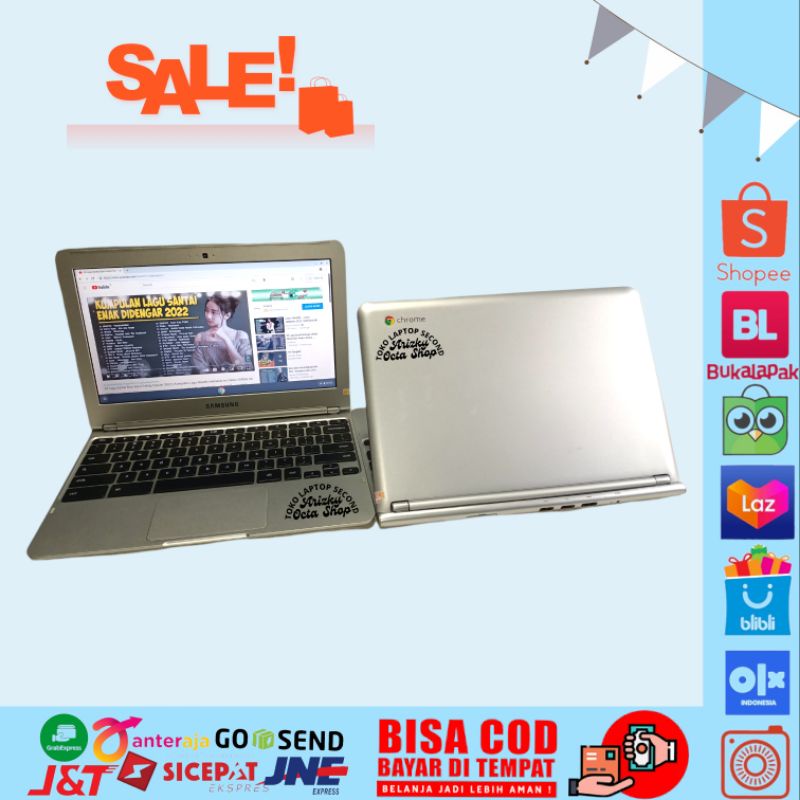 Samsung Chromebook Slim ringan cocok untuk pelajar mahasiswa/i harga murah banget ready stok