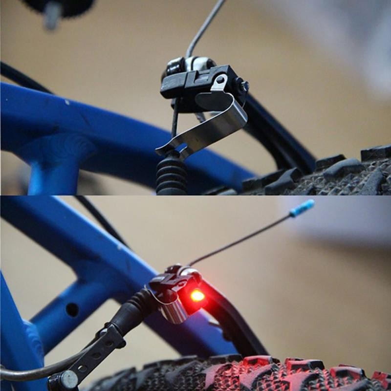 YGRETTE - LAMPU REM SEPEDA Bicycle Nano Brake Light Cycling LED Bike Warning Lights Waterproof