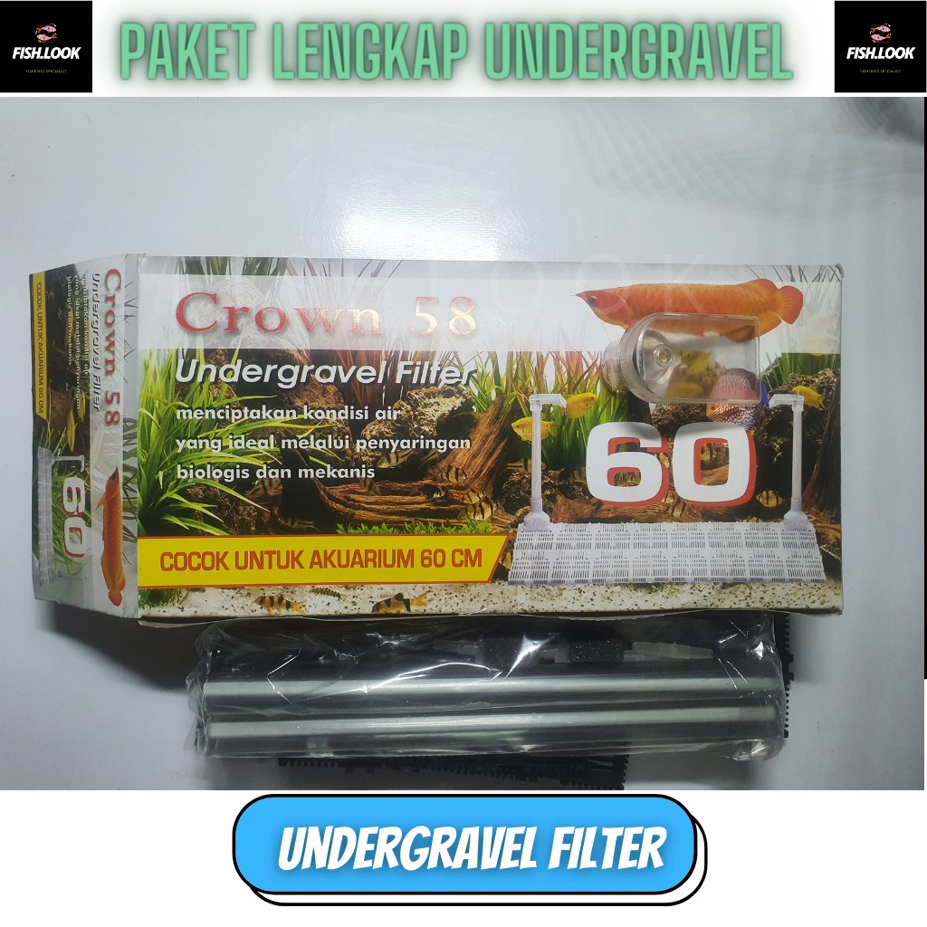 Undergravel Crown 60 Cm Under Gravel Filter Aquarium Aquascape