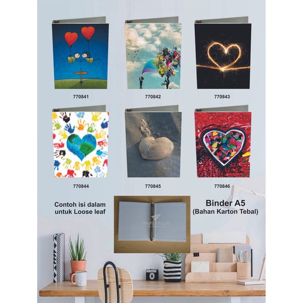 

Binder A5 / Binder Note A5 / Love / Set 2995