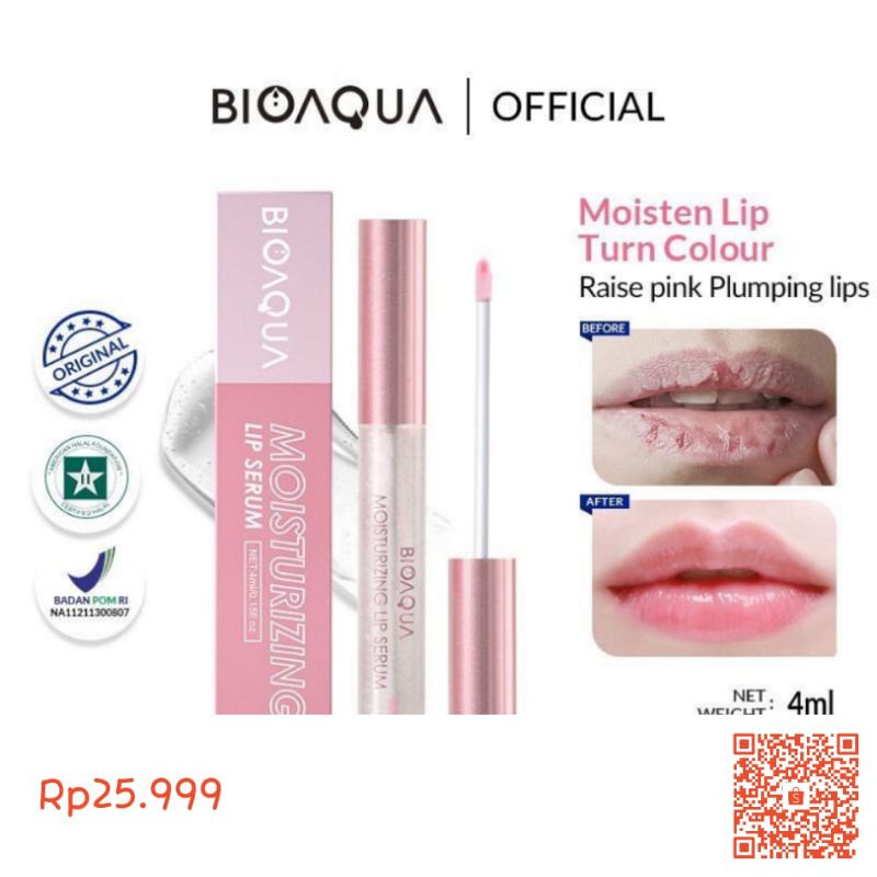 BIOAQUA Lip Serum Moisturizing Pelembab Bibir 6ml