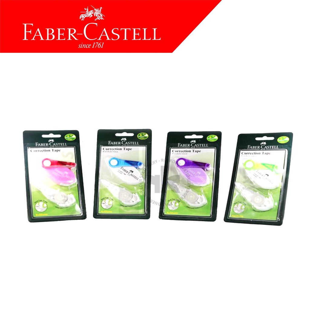 

Faber Castell Correction Tape 6m Polos SR-506 Barrel