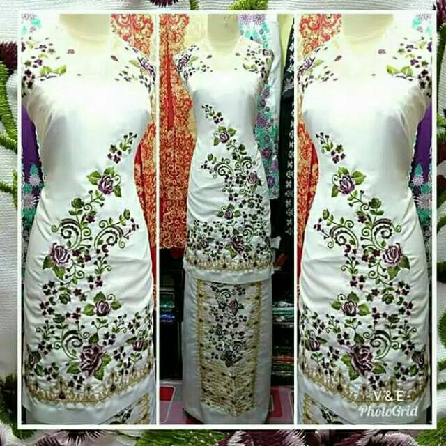 Kain bakal baju kain bordiran bukittinggi