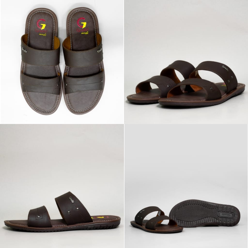 gof GRADO by PAKALOLO Sandal RANGER 02 Sandal Pria Casual Sendal Slop Laki-Laki Original