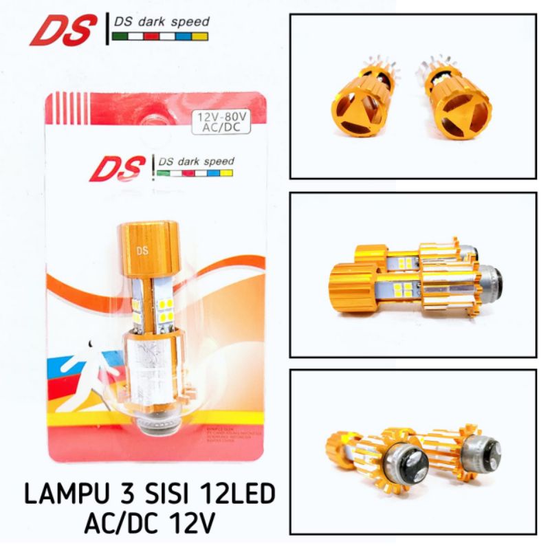 lampu Led 3sisi Ac/Dc