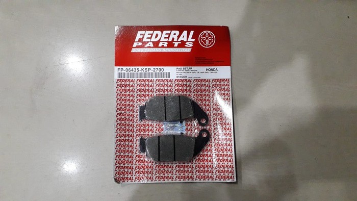 Kampas Rem Cakram Discpad Belakang Mega Pro New CBR 150R Federal