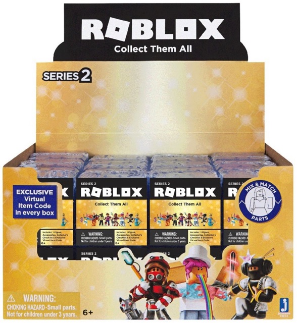 Roblox Series 2 Shopee Indonesia - roblox blind series 6 orange box figure heroes of robloxia