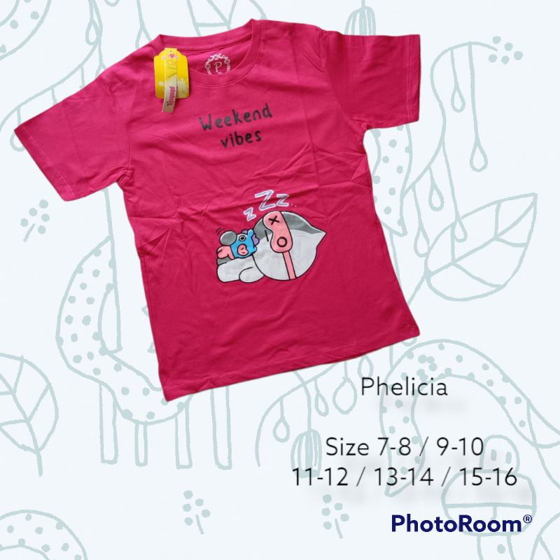 kaos anak Nevada girl / kaos anak phelicia / kaps anak cewek /
