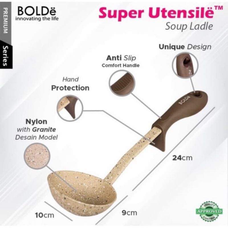 Bolde Super Utensile Sop Ladle - Sendok Sop Sayur Kuah