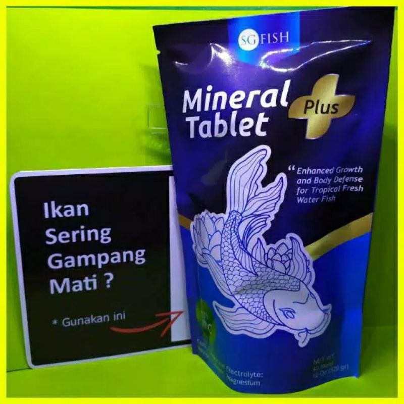 

ECER MINERAL TABLET PLUS VITAMIN C GARAM GAREM IKAN