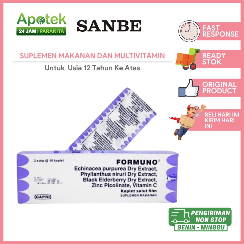 Formuno Tablet / Formuno Effervence / Suplemen Makanan Dan Multivitamin