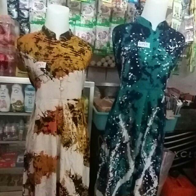 Gamis Batik Manggar, Padi,sekar,cantik,kubis,kipas,daun,kupu,nadine,gendis