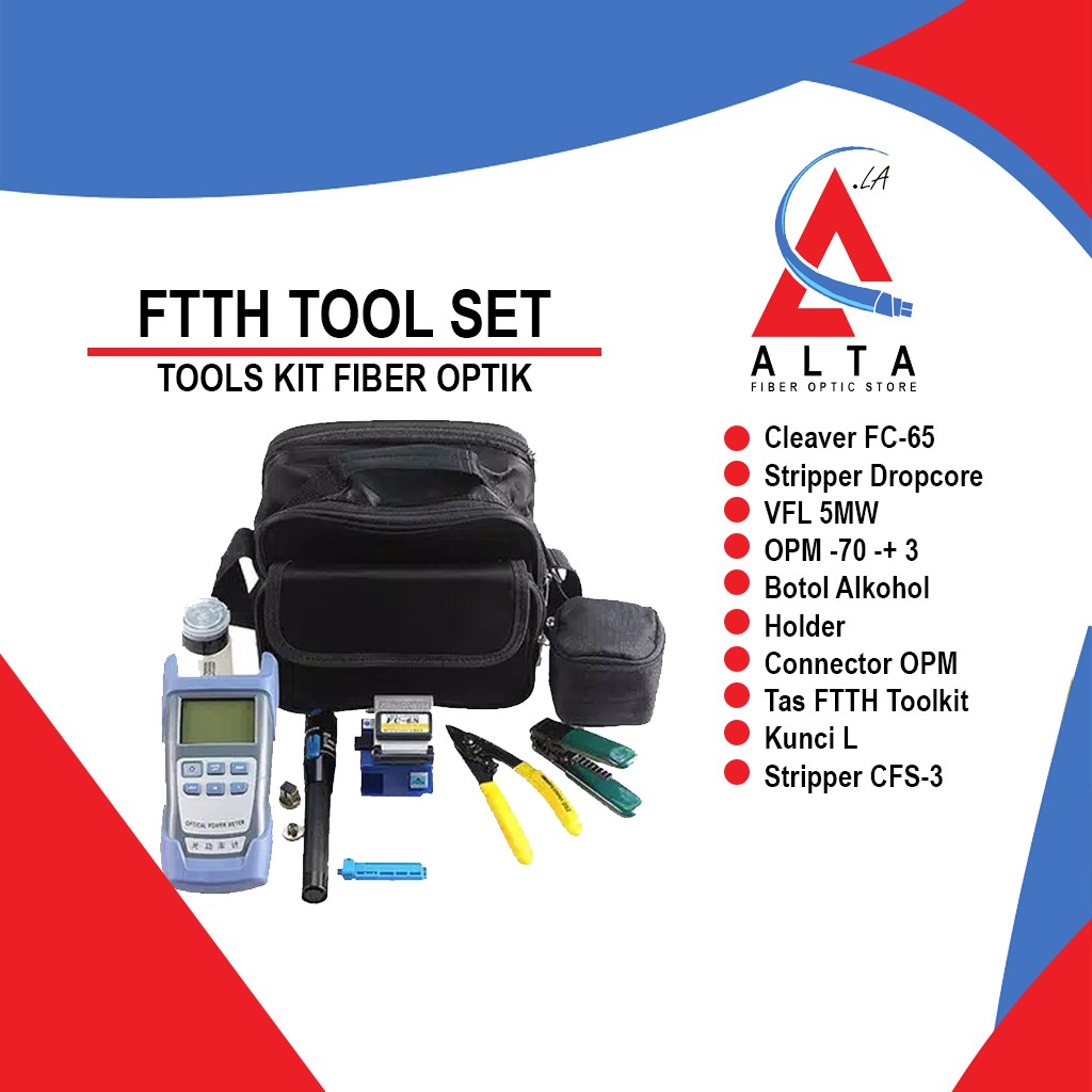 Toolkit FTTH fiber optik