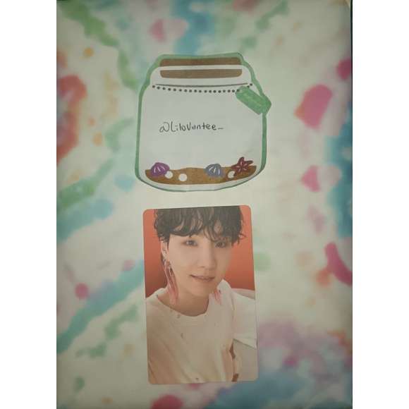 [READY STOCK] PHOTOCARD SUGA BUTTER CREAM VERS OFFICIAL