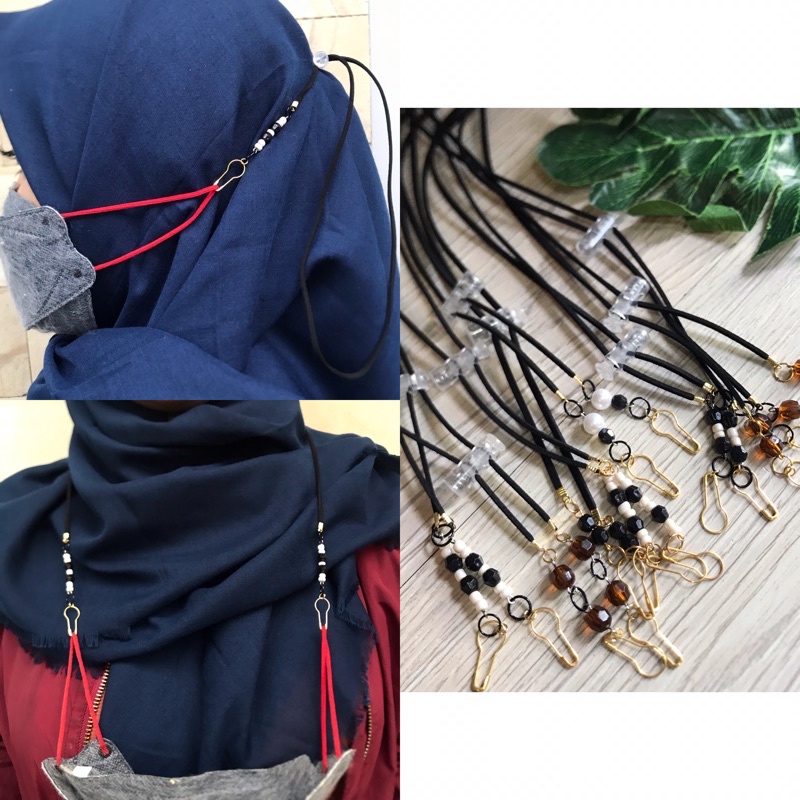 KALUNG MASKER HIJAB/KONEKTOR MASKER