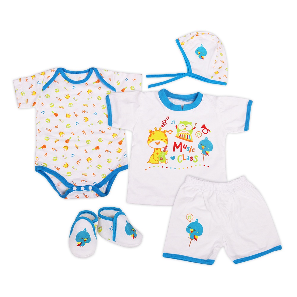 Kiddy Baju Set Bayi Paket Perlengakapan Bayi Baru Lahir - Baby Gift Set Box - Baby Set Bayi Isi 2 Kiddy