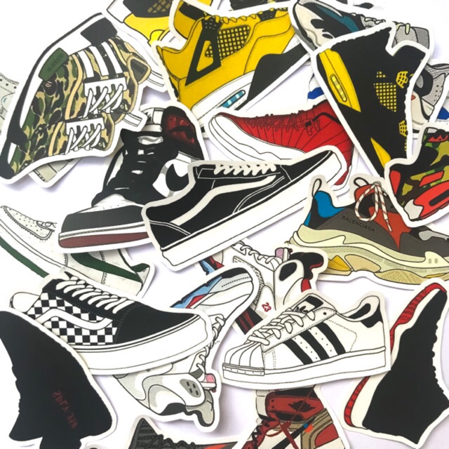 

Sneakers tumblr sticker pack A5