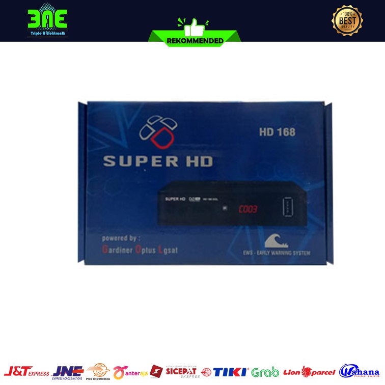 Gardiner Super HD 168 DVB-T2 Set Top Box TV Digital UHF Channel Gratis
