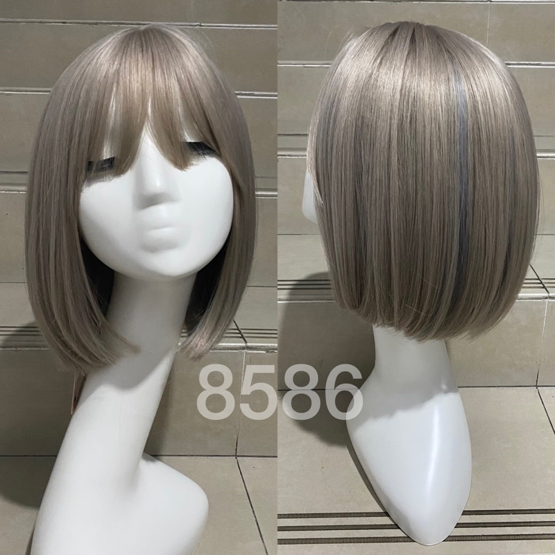 8586 full wig lisa wig korean bob bobo 32 cm