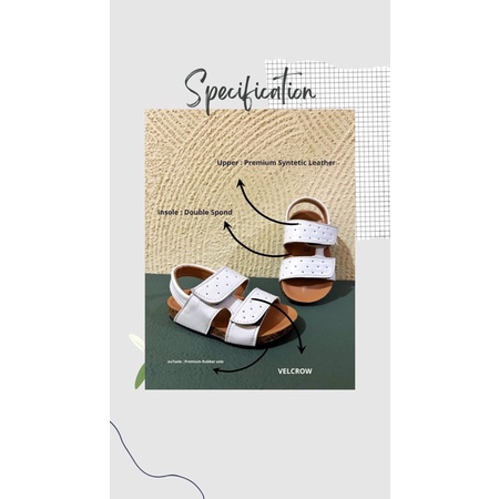 RACHIDKIDS / SANDAL ANAK LUCU / SATURNUS SANDAL