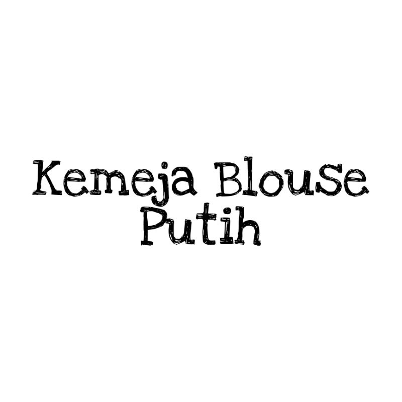 Thrift preloved kemeja blouse vintage putih wanita