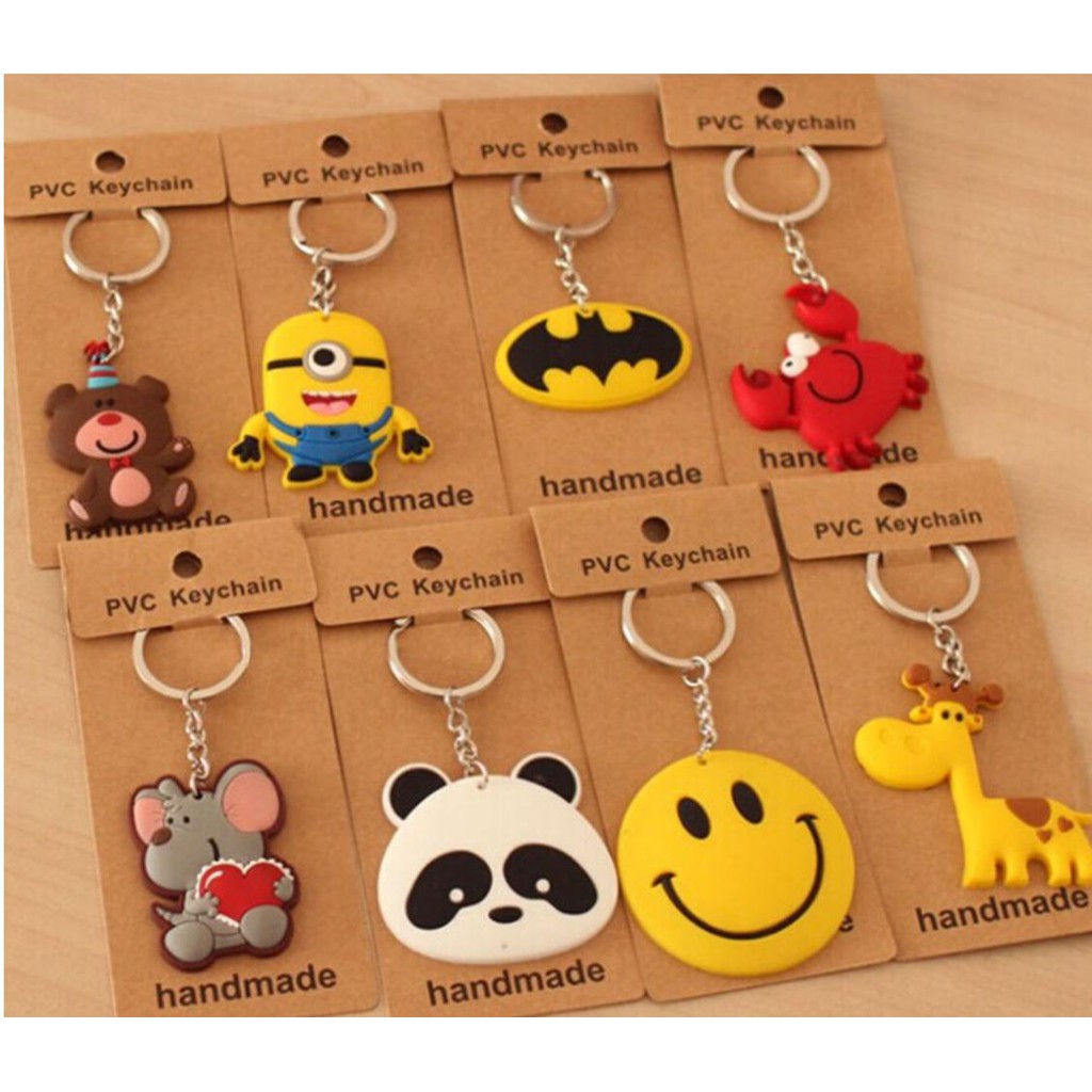 pvc keychain gantungan kunci unik lucu karakter anime kartun manga superhero cartoon jepang japan