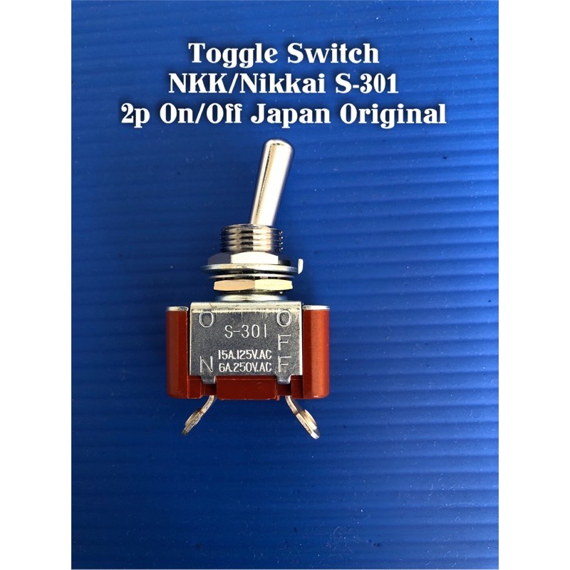 Jual Toggle Switch NKK/Nikkai S301 2p On/Off Japan Shopee Indonesia