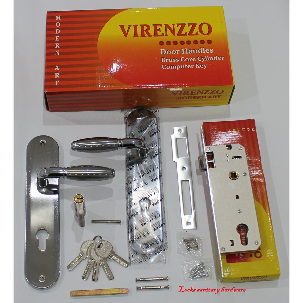 KUNCI PINTU/GAGANG PINTU/HANDLE BESAR VIRENZZO SERIE 8