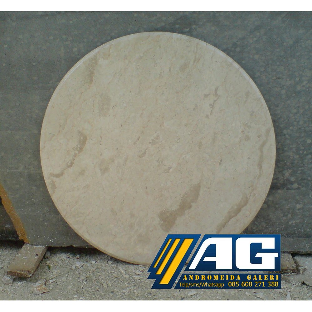 Daun Meja marmer Bulat D80cm Limited