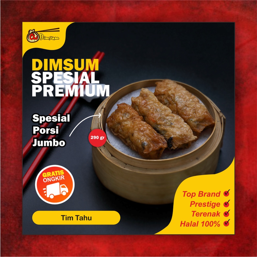 

Dimsum tim tahu udang salmon frozen food spesial premium halal