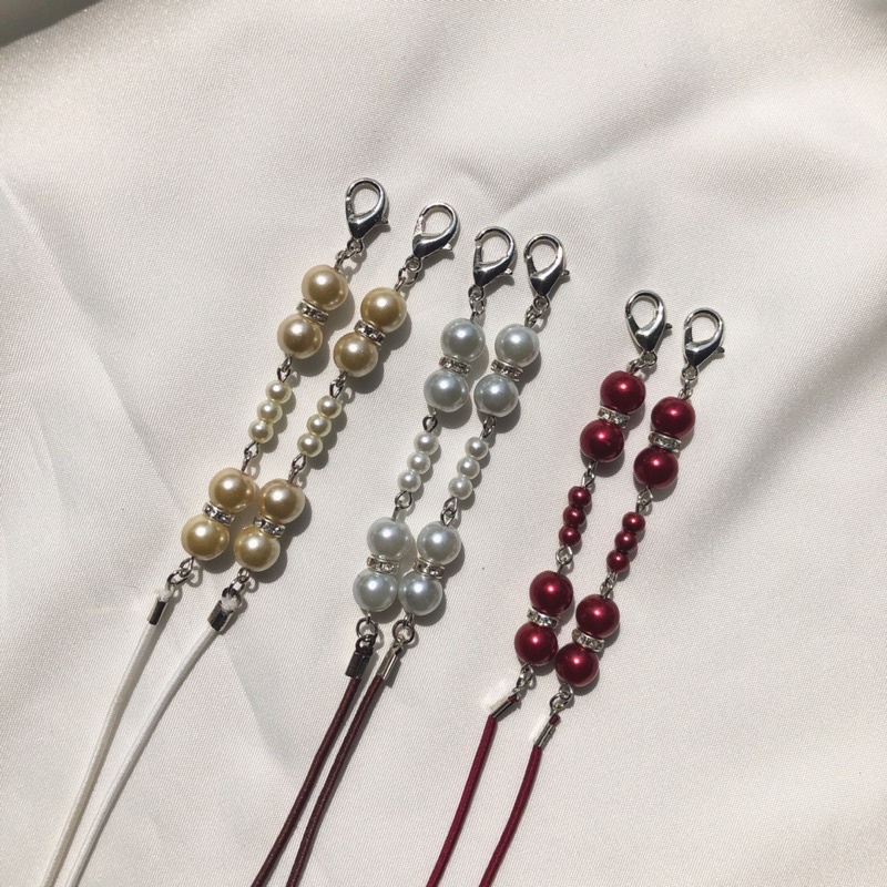 Strap Masker | Face Mask Holder | Face Mask Strap | Lanyard Rantai | Strap 2in1 | Connector Hijab