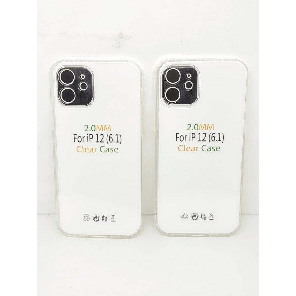 Soft Case OEM Transparan iPhone 12 6.1 Inchi Clear Ultra Thin TEBAL 2.0mm SUPER CLEAR