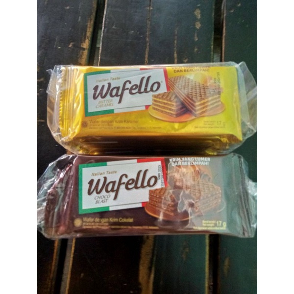 

Wafello cokelat / karamel