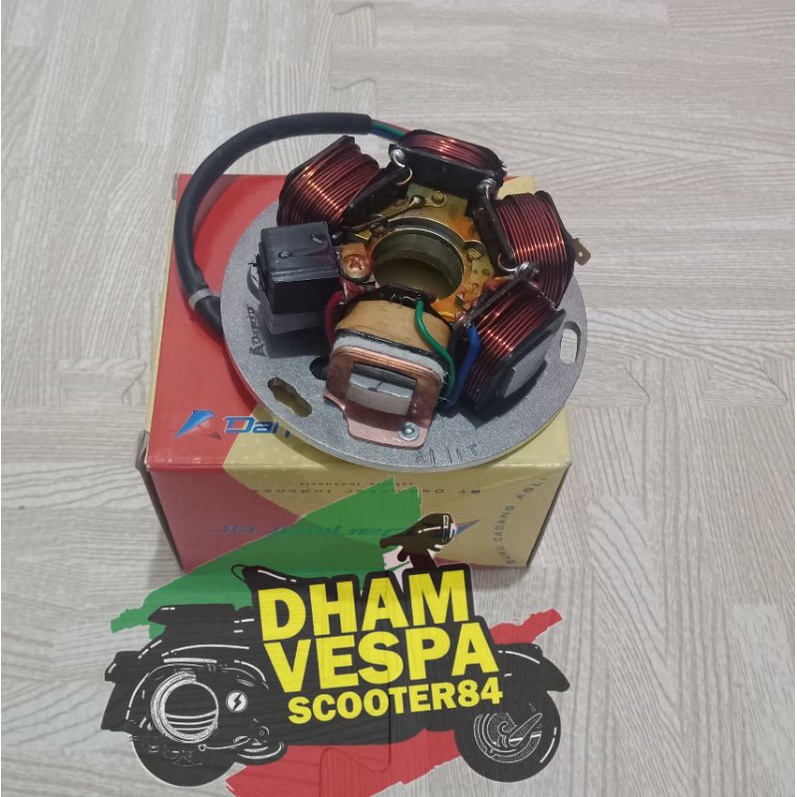 Spul CDI Komplit Danmotor Vespa Excel Pxe Strada Px Spool Komplit