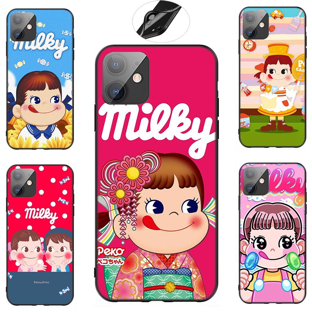 Iphone 5 5s Se 6 6s 7 8 Plus X Xr Xs Max Casing Soft Case 107lu Peko Milky Candy Shopee Indonesia